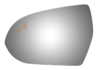 SIDE VIEW MIRROR W BLIND SPOT CROSS PATH